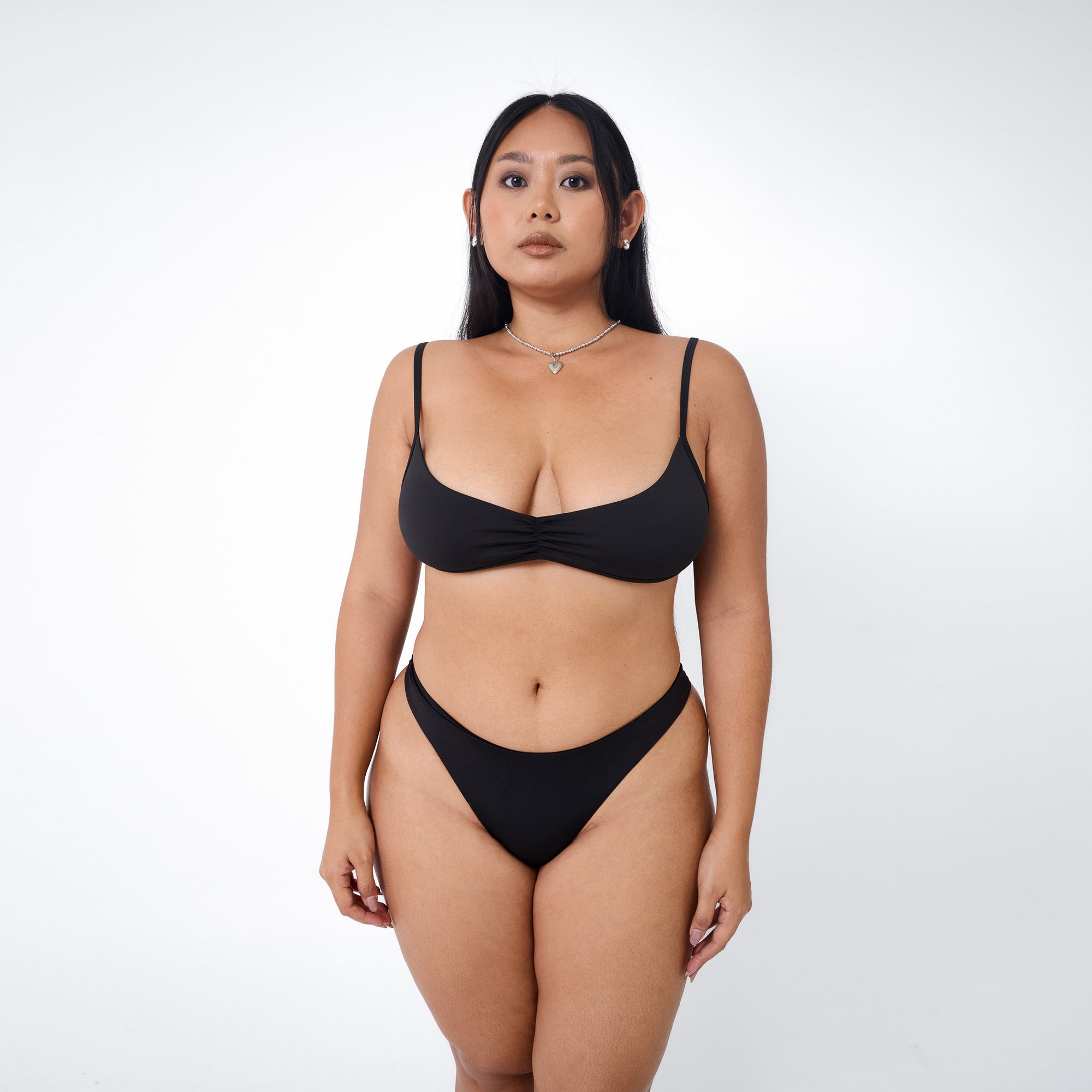 Arthur Apparel black bralette bikini top