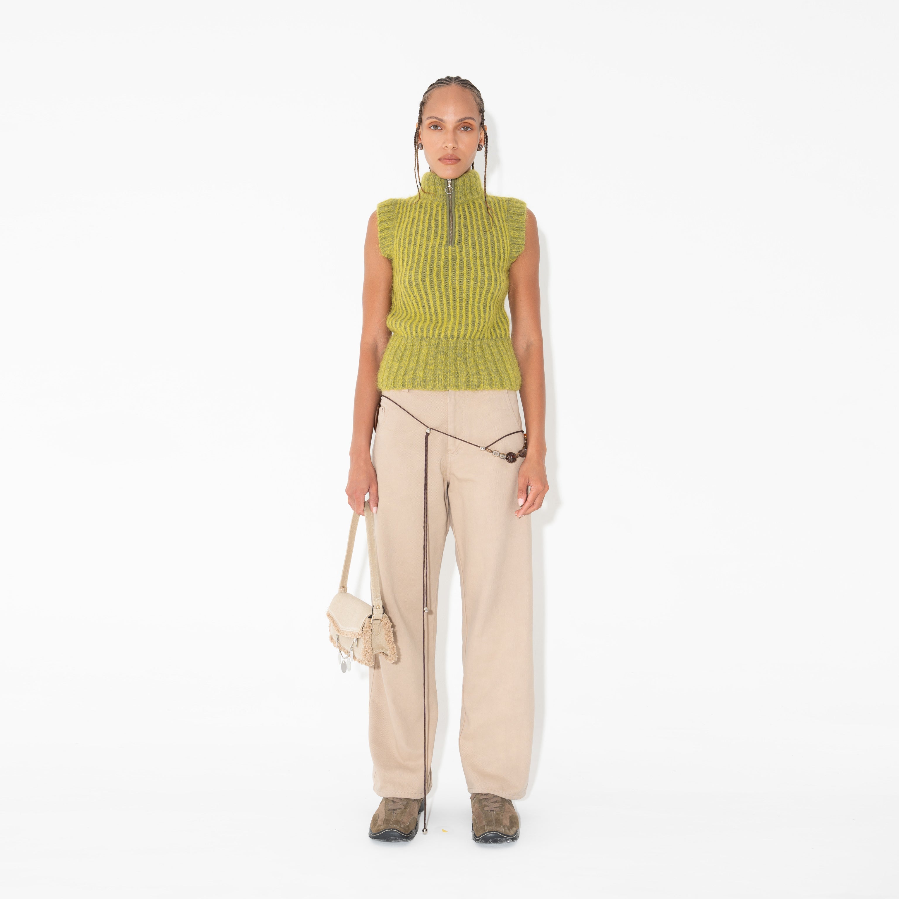 FULL LENGTH DAD JEANS in Neutral