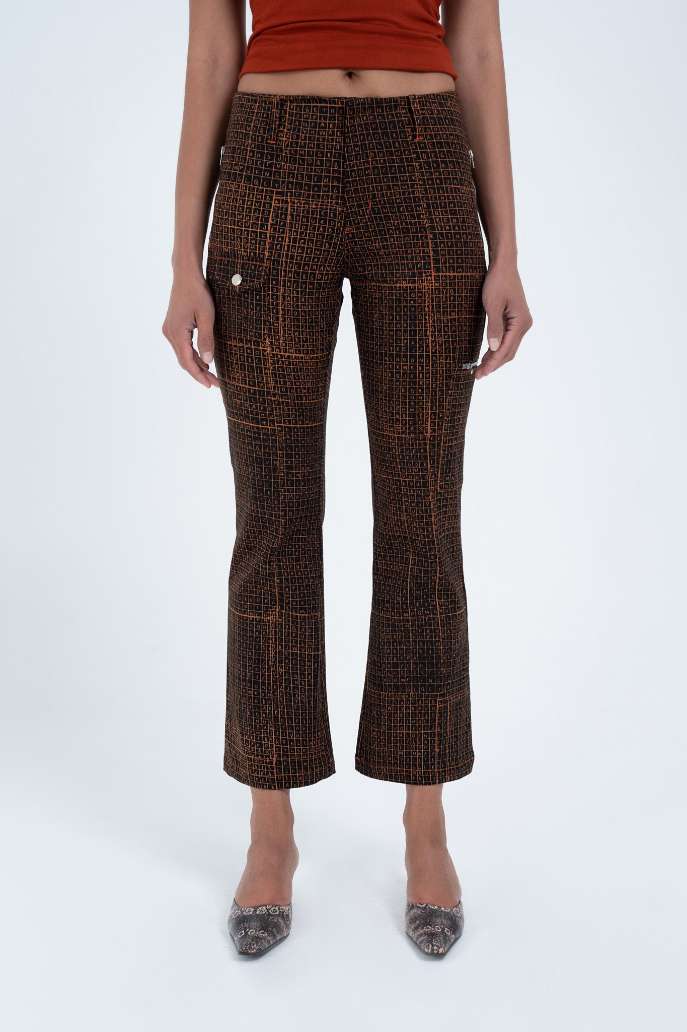 Flared Utility Pant in Find-A-Word